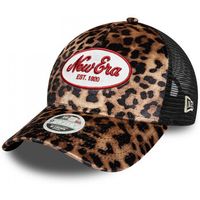 new-era gorra wmns leopard mc af trucker newera para mujer