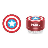 ert group bocina bluetooth marvel patron captain america 001 altavoz portatil de 3 w microfono integrado y radio fm ranura para tarjeta micro sd bateria recargable