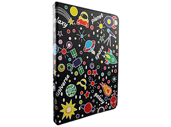 Funda tablet - Maillon Technologique MTTABLETSPACE, Para de 9.7” a 11”, Tipo libro, Universal, Multicolor