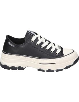 Zapatillas Con Plataforma Para Mujer Refresh 173079 Negro 38