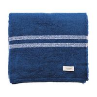 manta de punto de pa y acrilico  el ganso 140x190cm 340gr azul