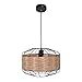 Colgante solange 1xe27 al.reg.xd.35cm rattan márron