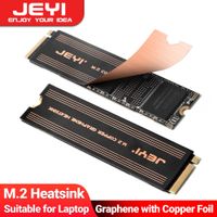 jeyi-disipador de calor de grafeno m2 ssd radiador enfriador de diseno de lamina de cobre y grafeno de doble capa para ordenador portatil unidad nvme ngff 2280