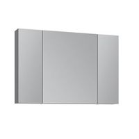mueble de bano con espejo  - 97 x 16 x 66 cm - gris