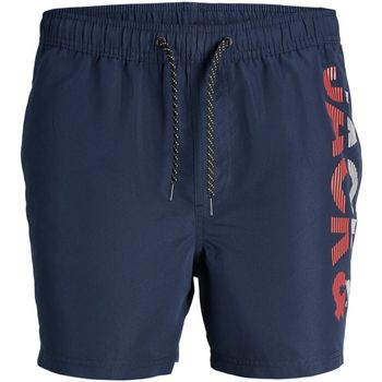 Jack & Jones Bañador 12225967 JPSTFIJI JJSWIM SPLICELOGO LY SN NAVY BLAZER para hombre