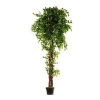 ficus artificial trenzado 180cm r naturing monde