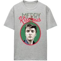 elvis presley camiseta merry kissmas para mujer