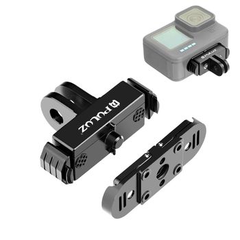 Soporte de Dedo Magnético Plegable de Liberación Rápida PULUZ para GoPro MISSION 1/1 PRO/HERO13 Black/12 Black/11/10/9/8 Black/Max