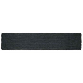 Alfombras De Área Rectangular Gris Oscuro 80 X 400 Cm Yute Vidaxl
