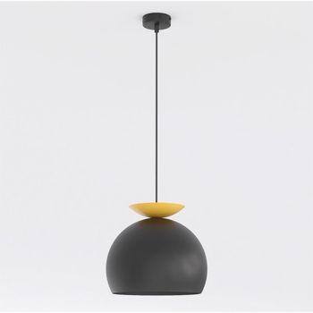 Lámpara de techo pindo negro+naranja