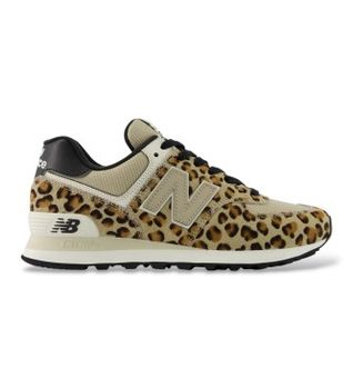 New Balance para mujer. W574V2_LI Zapatillas 574 marrón (36), Tela, Plano, Cordones, Casual