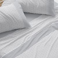 juego de sabanas 100 algodon extrasuave diseno etnico mostaza 200 x 190200 cm - gris - burrito blanco
