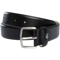 lacoste cinturon cinturon de piel dividida para hombre
