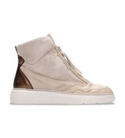 hispanitas para mujer hi243654 zapatillas de piel bolmet beige 36 plano cremallera casual