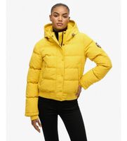 superdry para mujer w5011993a chaqueta everest bomber amarillo m casual poliester