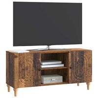 mueble de tv  mueble de salon  gabinete de tv madera envejecida 102 x 345 x 50 cm