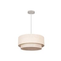 fabrilamp colgante doble 1l beis beis cilind 50 40 reg