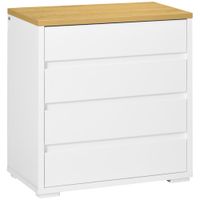 comoda con cajones 70x37x75 cm blanco