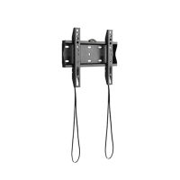 soporte de pared tv gembird wm-42f-01 30kg vesa 200x200 acero nivel integrado negro