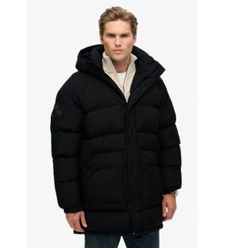 Superdry para hombre. M5012289A Parka Xpd negro (XL), Casual, Poliéster Reciclado, Sostenible