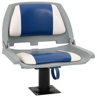 asientos plegables de barco 2 uds azul y blanco 48x51x41 cm vidaxl