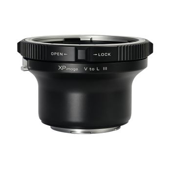 Anillo adaptador de montura de lente XPIMAG para lentes Hasselblad V a cámaras Leica SL o Panasonic S5 L