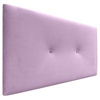 dhome cabecero de terciopelo liso con botones 80x50 camas 8090 - rosa