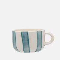 anna  nina powder striped cappuccino mug