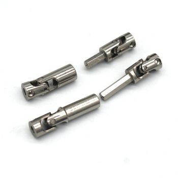 2PCS Eje de transmisión metálico mejorado delantero y trasero para Land Rover FMS FCX24M D90 D110 Range Discovery 1/24 c