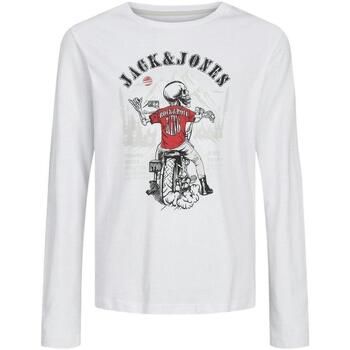Jack & Jones Camiseta 12259442-White para niño