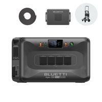 bluetti apex 300 con charger 2 estacion de energia 27648wh  carga alternador 1200w carga rapida 28h para coche y road trips