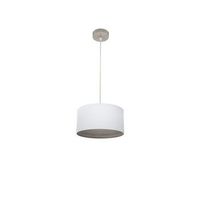 colgante tatiana 1xe27 niquelblanco-madera gris regx30x30 cm