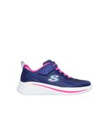 zapatillas skechers wave 92 navy knit nina azul marino