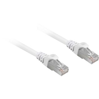 Cable de red Sharkoon Cat.6a SFTP 5 m blanco
