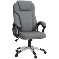 silla de oficina 66x75x120 cm gris
