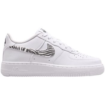 Nike Deportivas Moda Air Force 1 'GS 'Zebra Swoosh' para hombre
