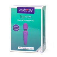 lovehoney ignite rechargeable wand vibrator purple