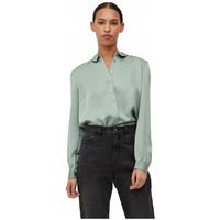 vila blusa shirt ellette satin ls - greenmilieu para mujer