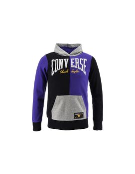 Sudadera Converse Throwback Split Block Bk Niño