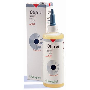 Otifree 160 ml limpiador auricular para perros y gatos Vetoquinol