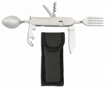 Navaja Multifunción Martínez Albainox con Mango Abs y Hoja de Acero Inox con 6 Funciones. Incluye Funda Nylon 11021