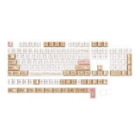 juego de teclas epomaker opalux 134 teclas perfil cherry para teclado para juegos con diseno ansi de 606575tkl1800tamano completo compatible con mx