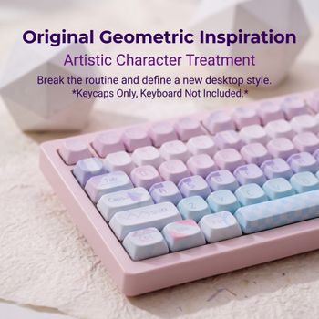 Nuevas teclas PBT de 120 teclas, teclas PBT de altura MOA, juego de teclas bonitas y duraderas para teclado mecánico MX Switch