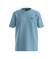 boss para hombre 50506373 camiseta detalle azul s casual algodon manga corta