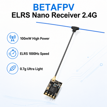Receptor Nano BETAFPV ELRS 2.4G 915M ExpressLRS RX, Enlace de Radio para Drones FPV, Accesorios Electrónicos, Herramientas de Repuesto