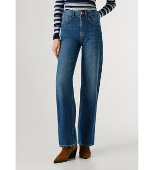 Pepe Jeans para mujer. PL20506964F2 Jeans Lexa azul (25/30), Casual, Algodón, Denim
