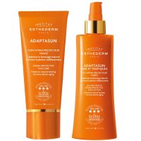 institut esthederm golden glow face  body suncare essentials