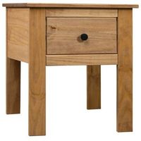 mesita de noche con cajon 46 x 40 x 57 cm madera maciza de pino dec033023