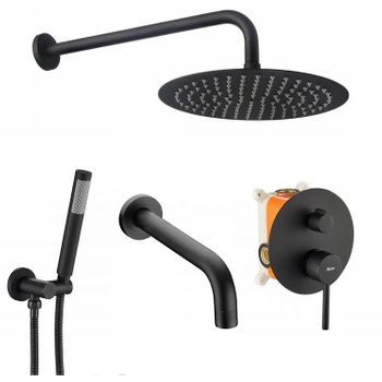 Conjunto De Ducha Rea Lungo Black