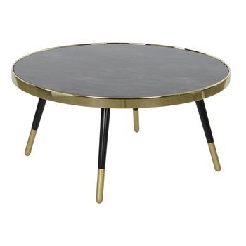 Mesa Centro Acero Cristal 82,5x82,5x40